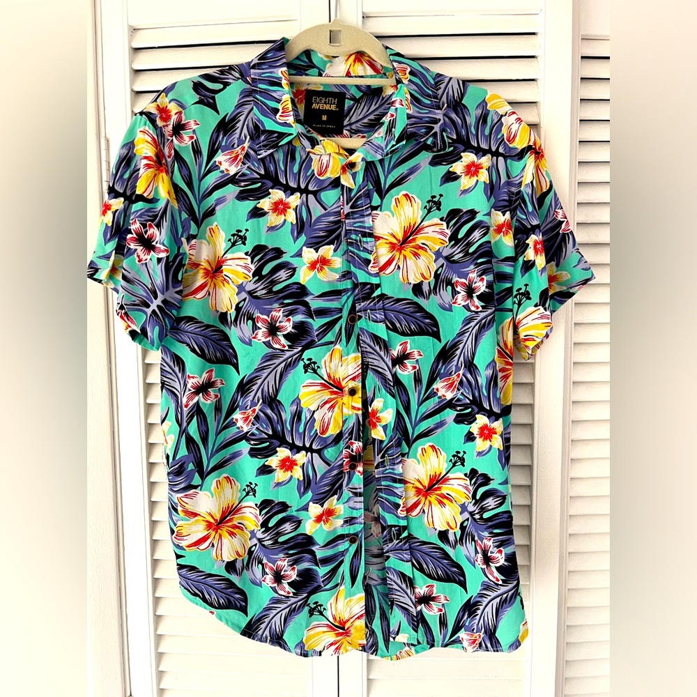 MEN’S EIGHT AVENUE HAWAIIAN SHIRT (M)